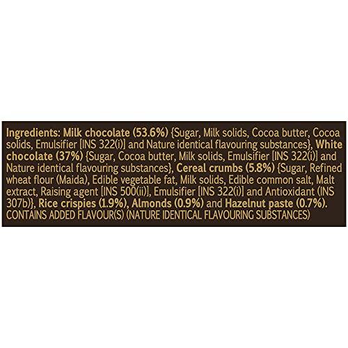 Fabelle Fabelle Choco Deck French Dessert, 3-Layered Premium Chocolate Bar Inspired by Mille Feuille, 56g