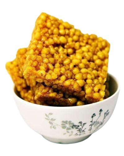 HUNGRY BEAST Healthy Home Made | Sweet Boondi Chikki| Indian Sweets | Boondi Achu | Boondi Mithai | Karakajjam - 250 Grams (Pack of 2)