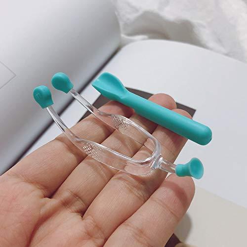 AITIME Soft Contact Lenses Remover and Insertion Tool, Contact Tweezers and Soft Silicone Scoop for Girls with Long Nails,Perfect Gift for Ladies (Green)