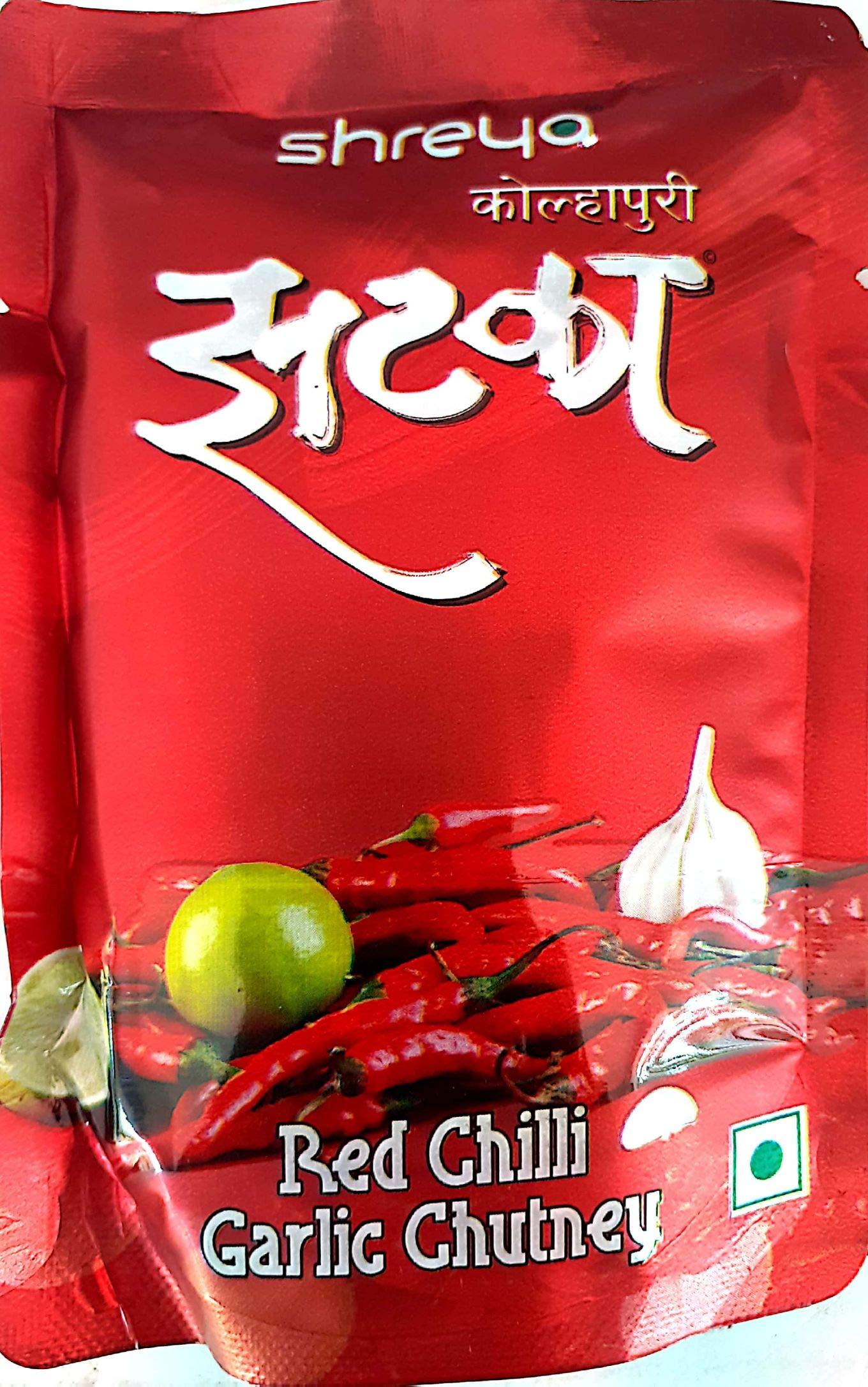 Bhavani Foods Bhavani Foods Shreya Premium Kolhapuri Zataka (Red Chilli Garlic Chutney) 1 Kg (Each Of 100G)
