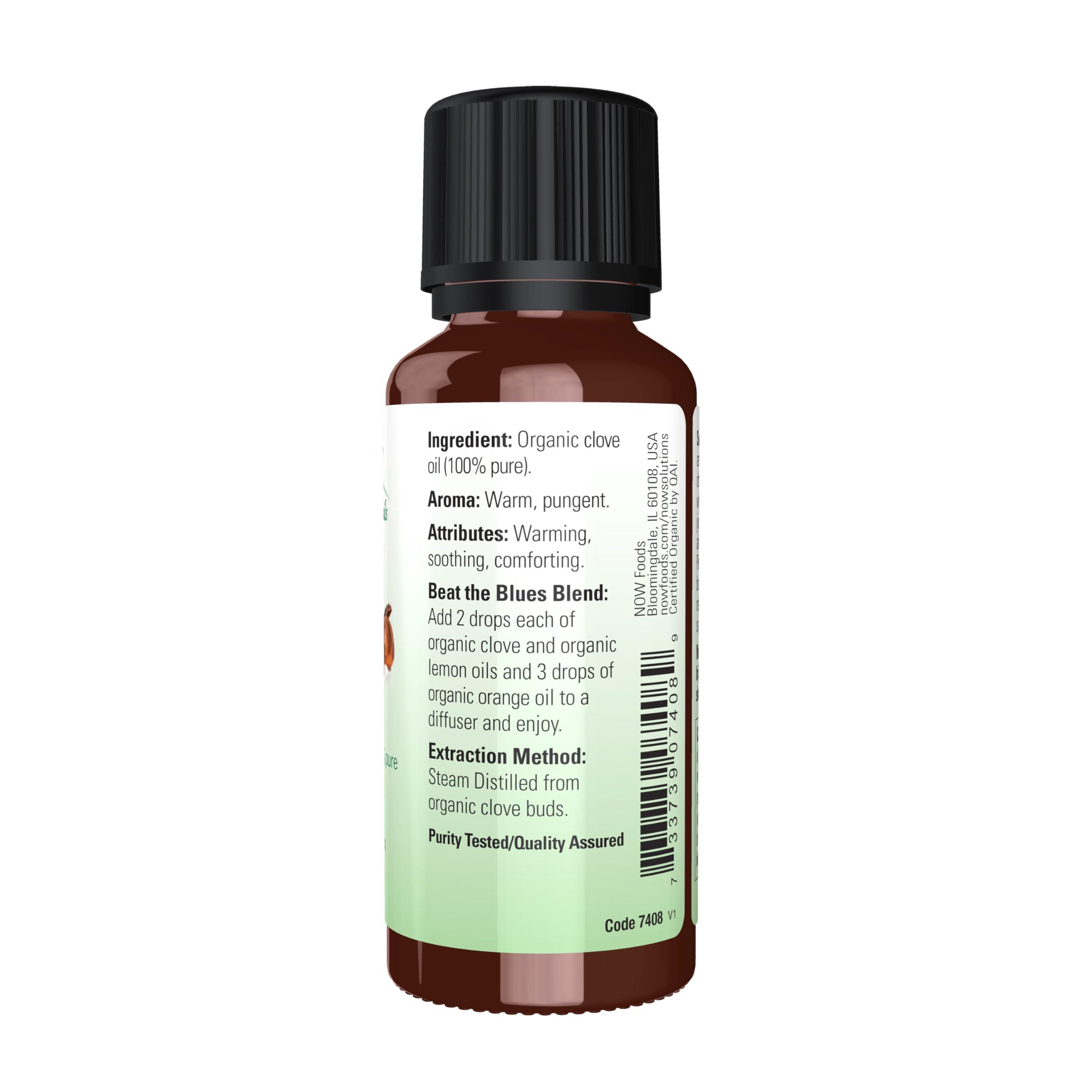 Now Foods Now Foods Pure & Organic Essential Oil Clove 1 Fl. Oz.
