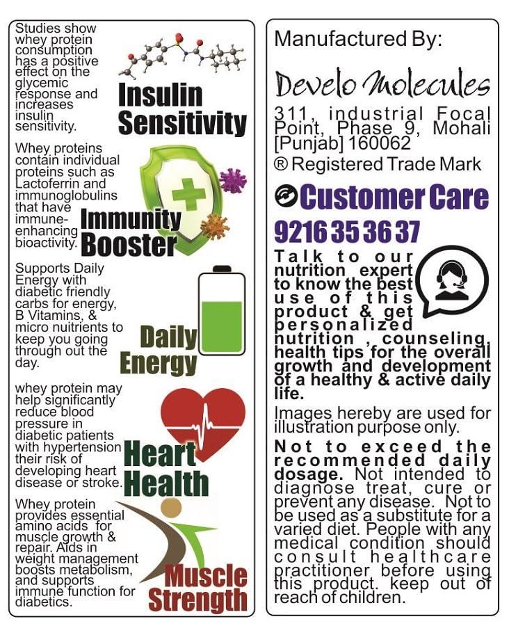 ADVANTA Advanta Sugar Free Whey Protein Powder for Pregnant Women as Snack for Pregnancy & Breastfeeding Mothers - 500g Elaichi Pista