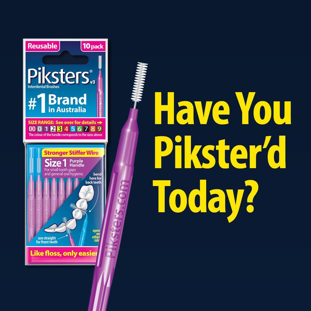 Piksters Piksters Interdental Brushes | 35 Pack | Size 00 - Pink