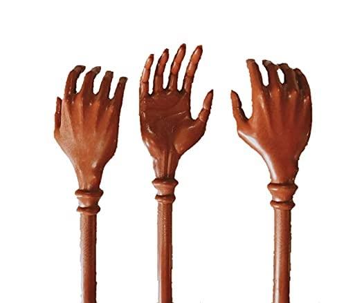 Generic [pack of 3]-Hand Stick Handcrafted Wooden Long Back Scratcher, Self Manual Massager, Khujli Stick, for Itching, Relaxation
