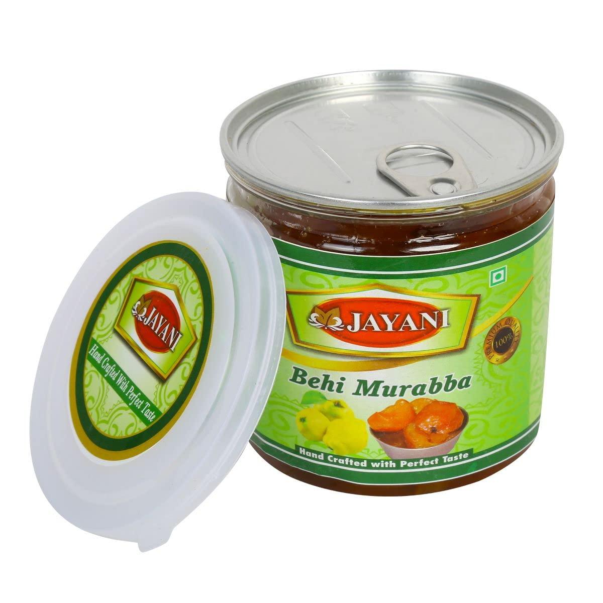 JAYANI Jayani Homemade Behi Murabba 350 GM Pack | Safarjal Ka Murabba | Marmalade of Quince - The Fruit of Paradise with tons of Health Benefits