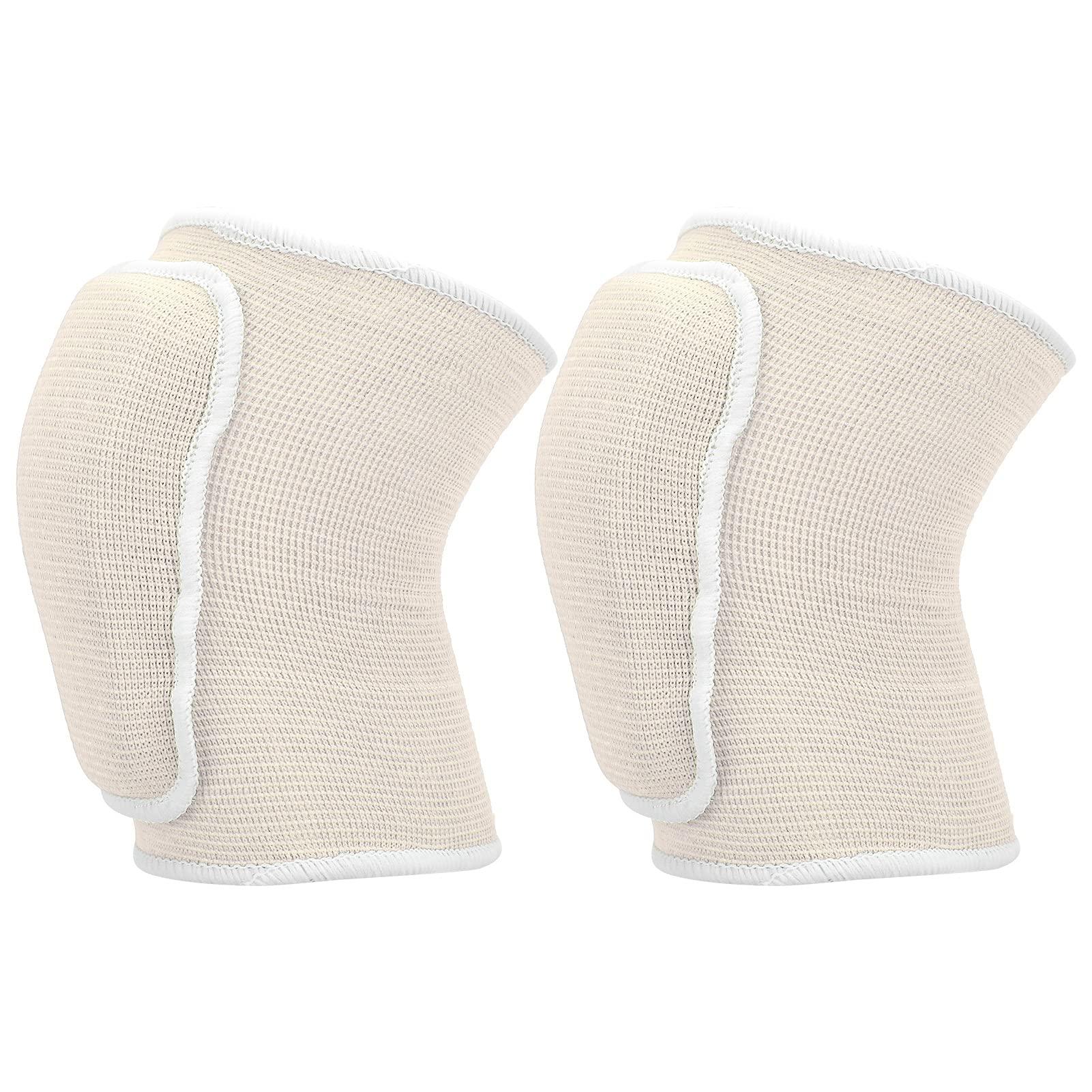 Shanrya Knee Pads, Firm Flexible Knee Pad Basketball Sponge Pad for Sports(White)