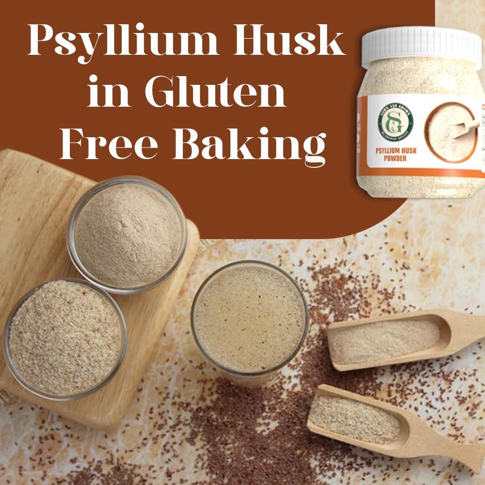 Sown and Grown Sown and Grown Psylium Husk Healthy Digestive Isabgol (907gm) | Source Of Dietary Fibre, Gluten Free | Effectively Relieves Constipation