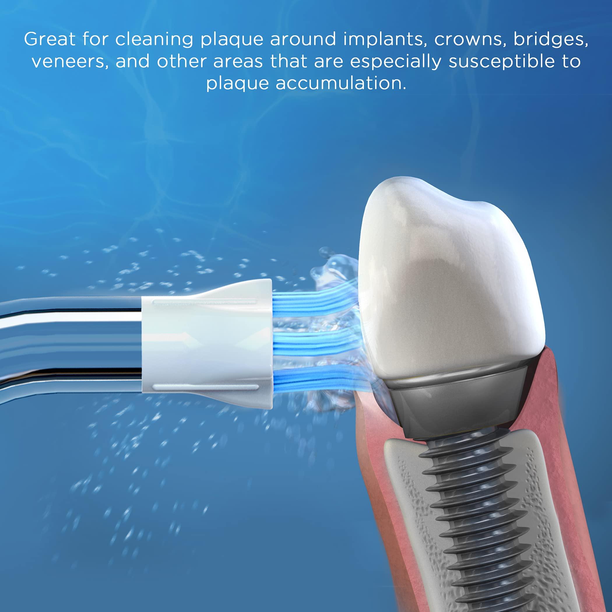 Oralphi Oralphi Water Flosser Replacement Tips for Waterpik Water Flosser (Storage Case & 6 High-Pressure Classic Jet Tips Combo)