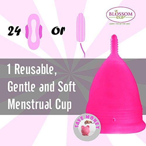Blossoms Blossom Menstrual Cup (Small, Solid Pink)
