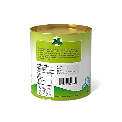 The Tea Planet The Tea Planet Mojito Mint Lemonade Premix to be added with Water/Soda/Ice Cubes - 800 gm