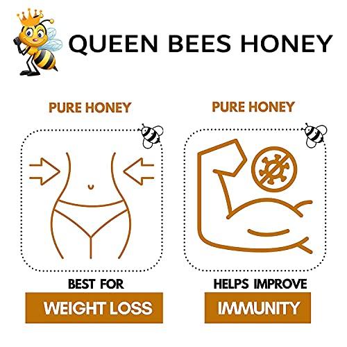 Queen Bees Honey Queen Bees Honey | 100% Pure India's No.1 Honey Brand | Original Honey | Organic Honey | Natural Honey | 100g