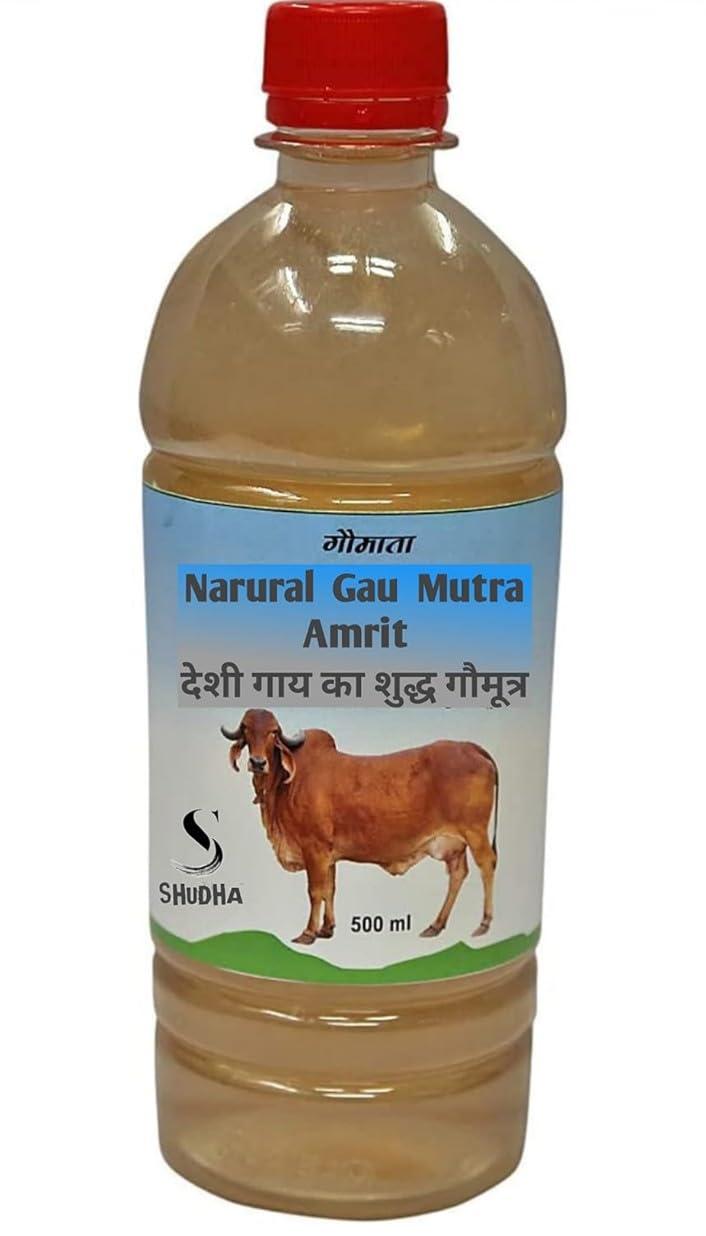 SHUDHA Pure Gau Mutra Desi Cow Urine 500 ml Pack
