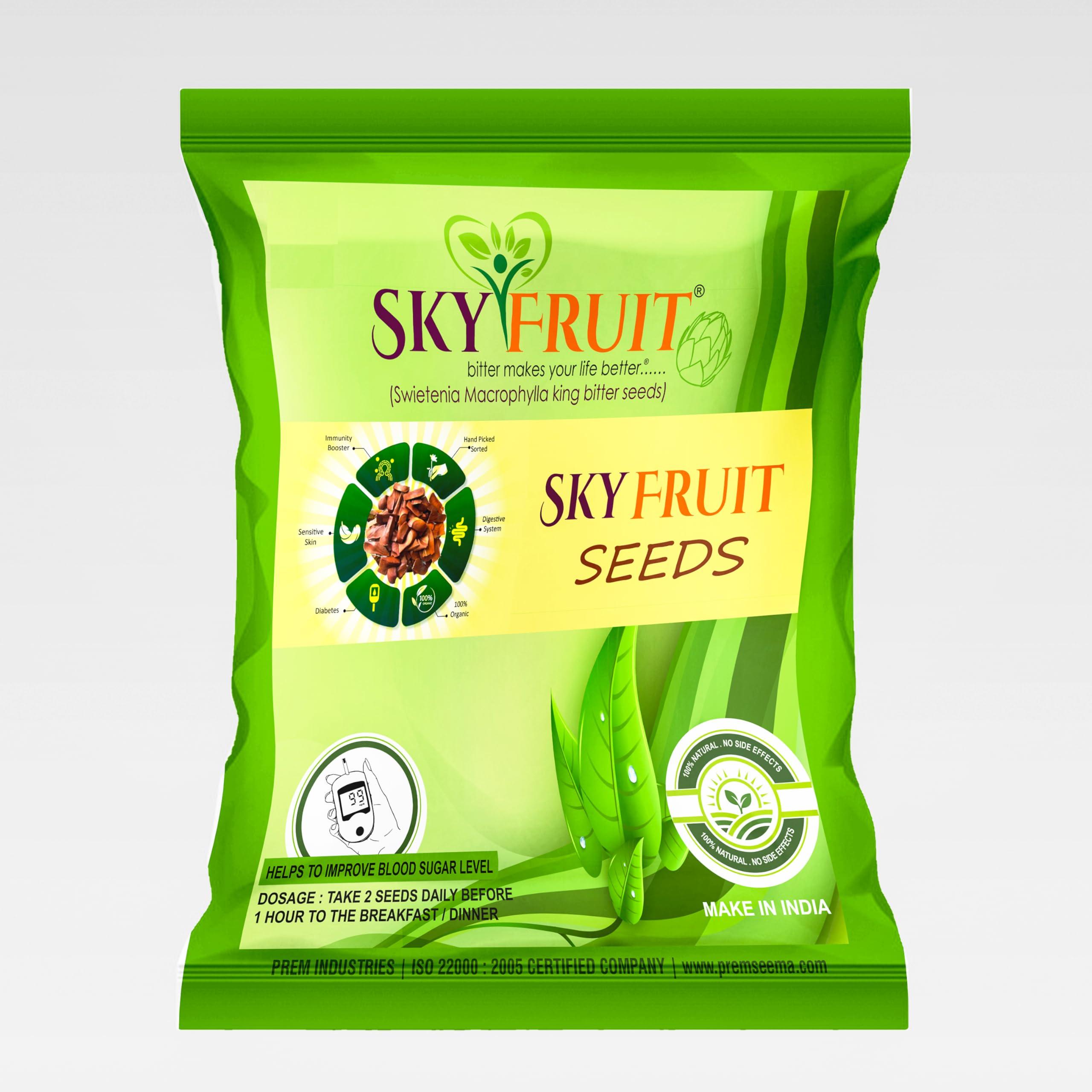SKYFRUIT Skyfruit Kadwa Badam (Bitter Almonds) Quality Seeds - 450 gm
