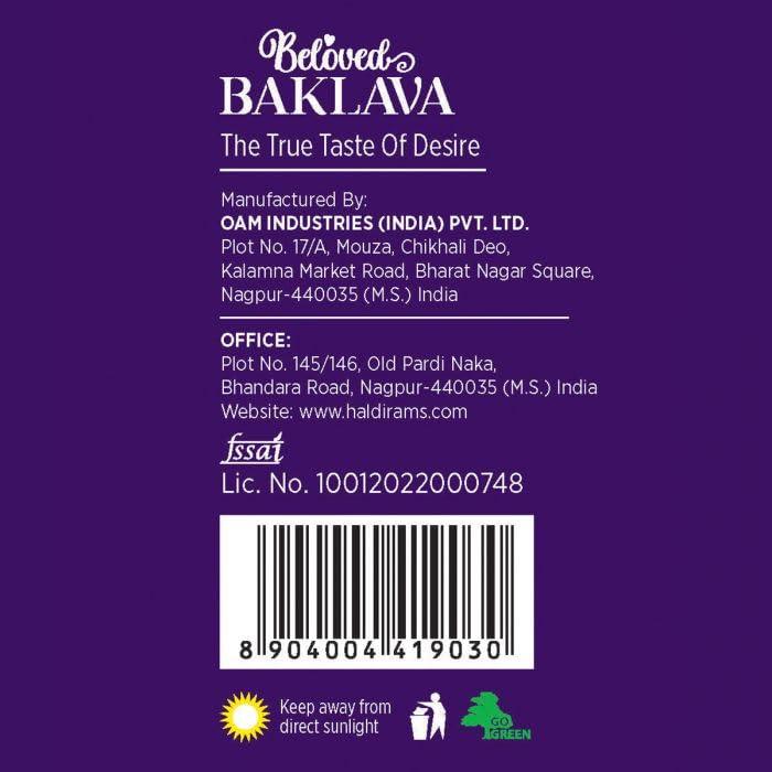 Haldiram\'s Haldiram\'s Nagpur Sweet Wonder 1kg and Assorted Baklawa(300gm) combo