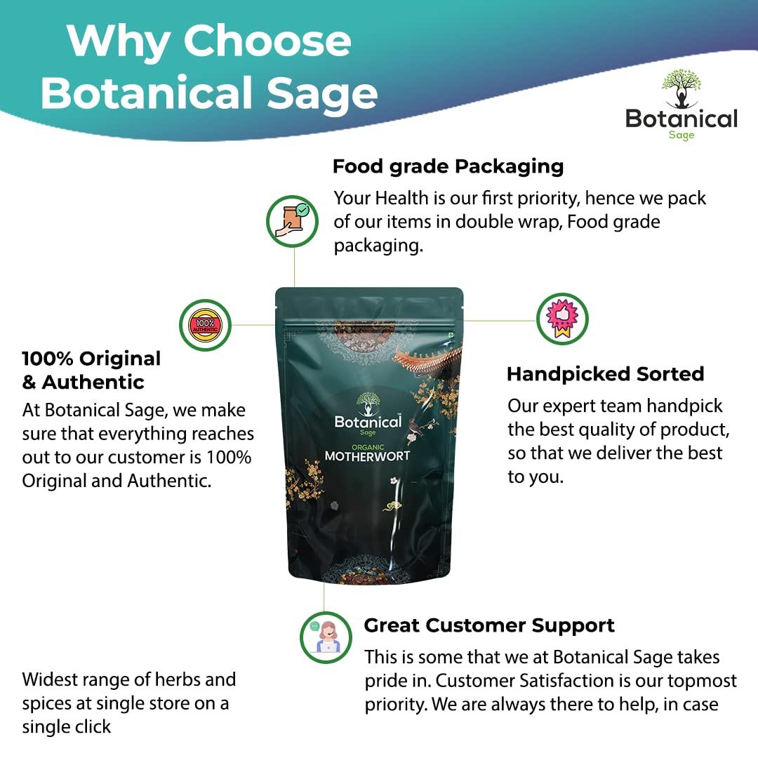 Botanical Sage Botanical Sage- Motherwort tea 100g | Relieves stress & anxiety | Good For women