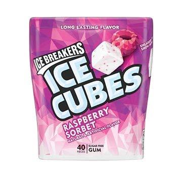 Ice Breakers Ice Breakers Raspberry Sorbet Ice Cubes 40 Pieces Jar, 120 g