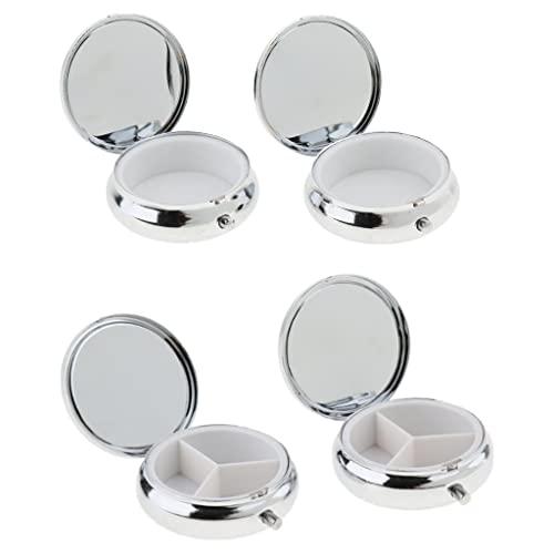 Generic GAH 2 Pieces Vitamin Medicine Tablet Box Pill Storage Cases 3 Slots