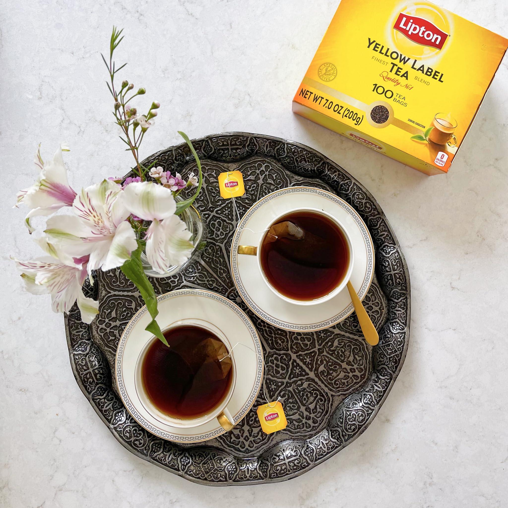 Lipton Lipton Yellow Label Black Tea Bags 100Ct (Pack Of 4) -259 Gm