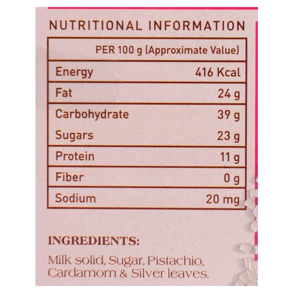 Haldiram's Haldiram\'s Special Pista Burfi 400 g X 2 | Fresh Indian Traditional Mithai | Burfi Sweets | Indian Sweets | Finest Pistachios | No Added Colours or Preservatives | Pista Barfi | Festive Sweet Gift Box