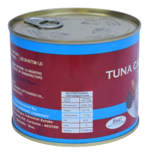 Oceans Secret Oceans Secret - Canned Tuna Chunks in Oil, 500g (Pack of 8)