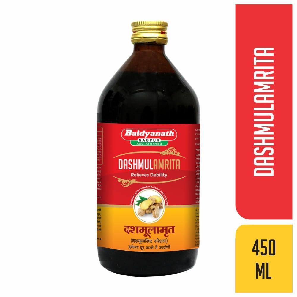 Baidyanath Baidyanath Dashmulamrita Special - 450 ml | Ayurvedic Dasmularista Health tonic with Vadrikand & Shatavari