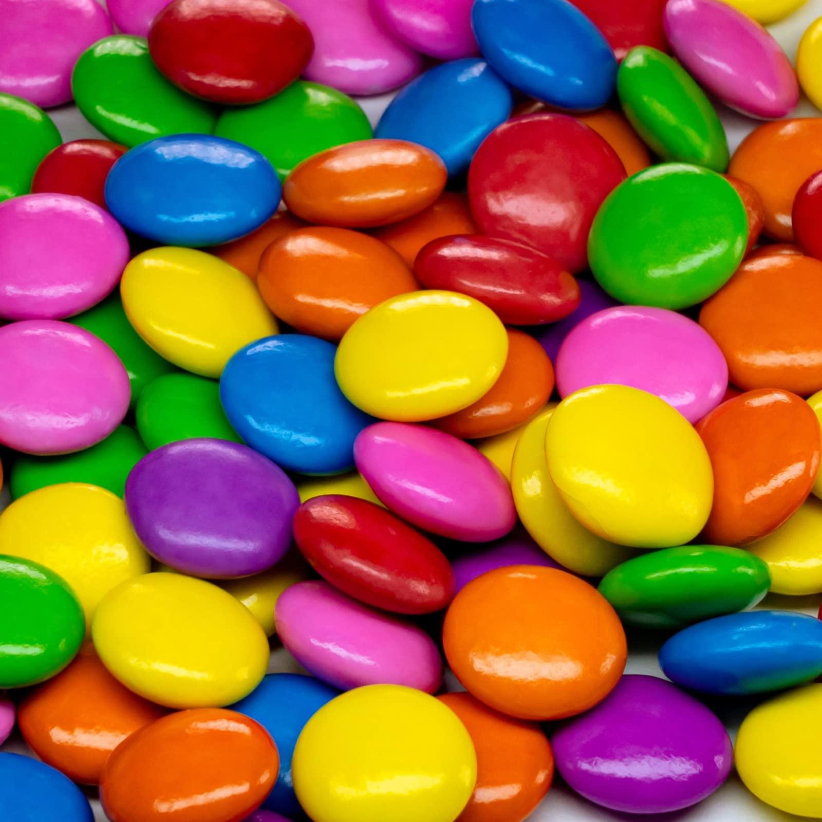 BR CART BR CART Colourful Chocolate Gems| Gems Chocolate Buttons | Chocolate Munchies | Chocolate Truffles Balls Sweet| Gemss In Multicolor Pack Of 1. (100 gm)