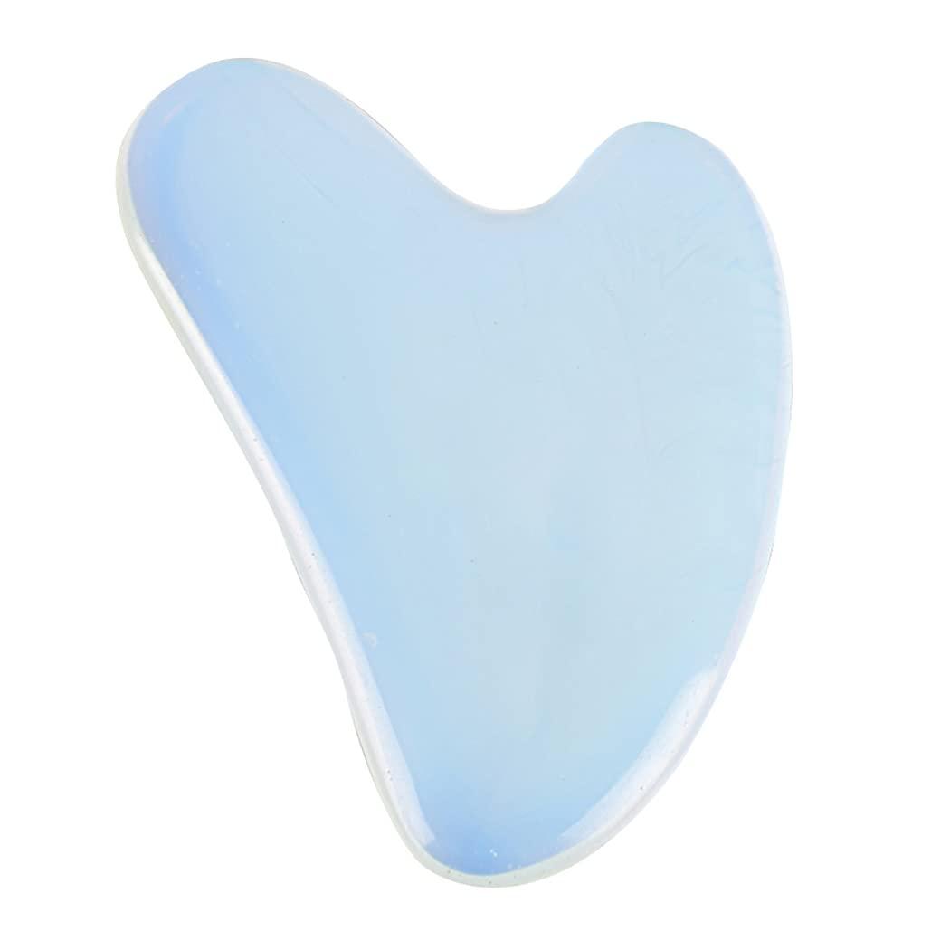 SOWUNO SOWUNO Gua Sha Facial Tool Crystal Heart Shape Gua Sha Massager Scraping Massage Tool Women Girls Natural