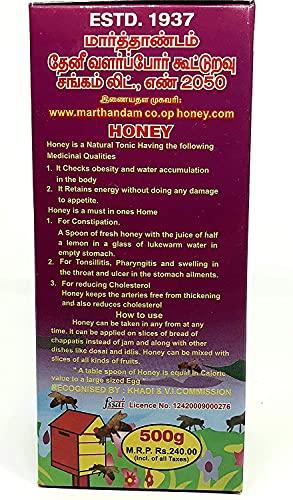 CTM EXPORTS Marthandam Indian Honey Agmark Honey 500g | Marthandam Honey 500g | Marthandam Honey 500g Offer | marthandam Indian honey agmark honey | marthandam honey agmark (500gram)