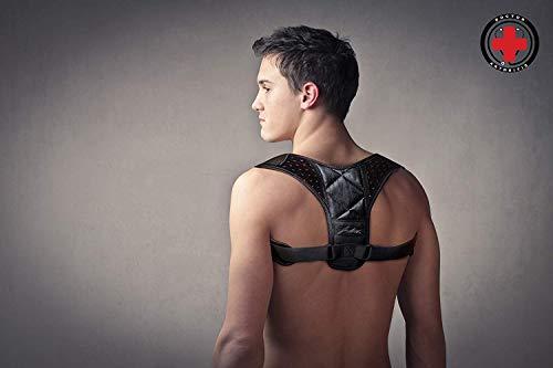 Dr. Arthritis Doctor Developed Posture Support/Posture Correct/Stabilizer/Back Brace & Doctor Written Handbook - Fully Adjustable for Upper & Lower Back Pain & Support. Suitable for Men & Women (Medium)