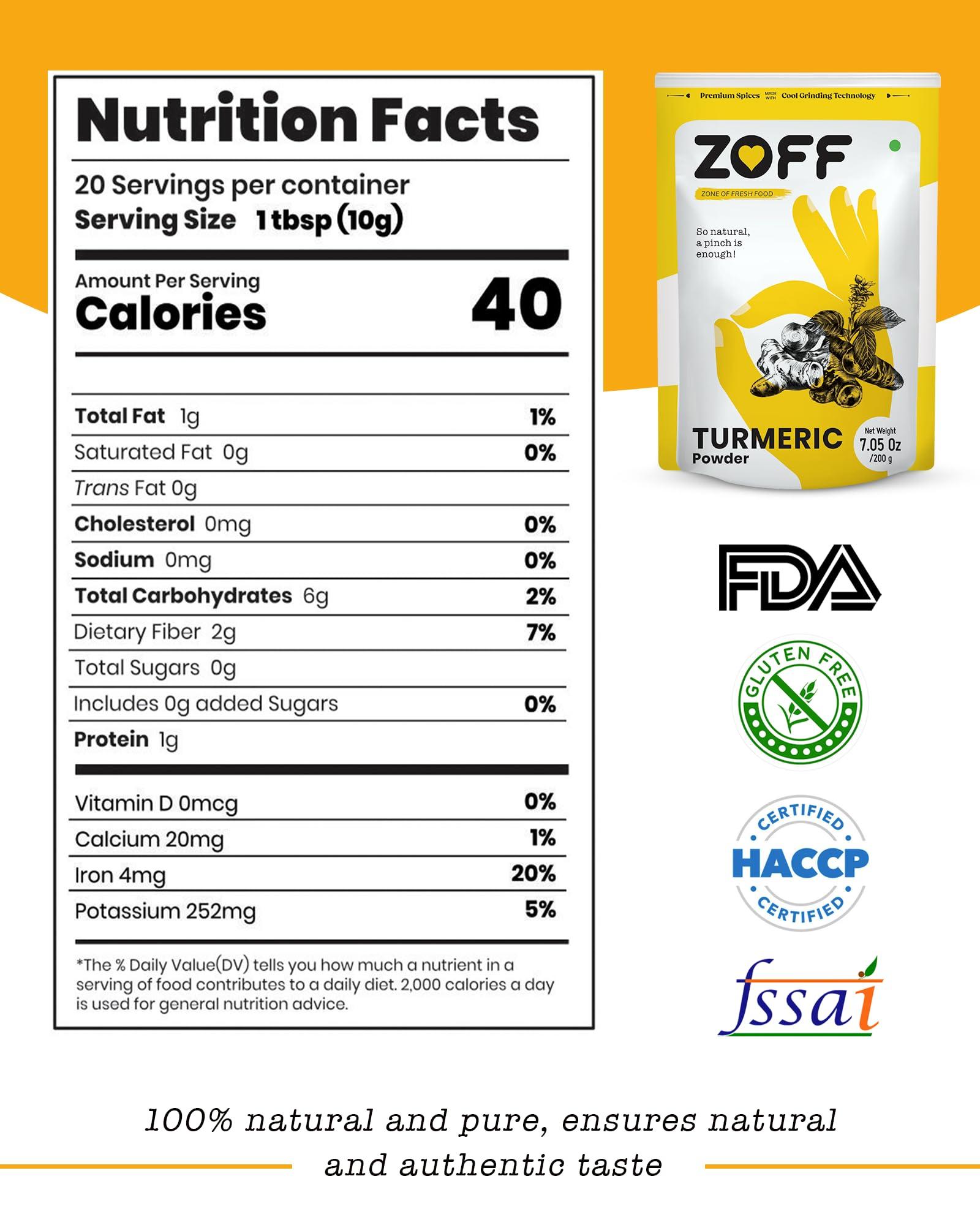 Zoff Zoff Turmeric Powder 200 g