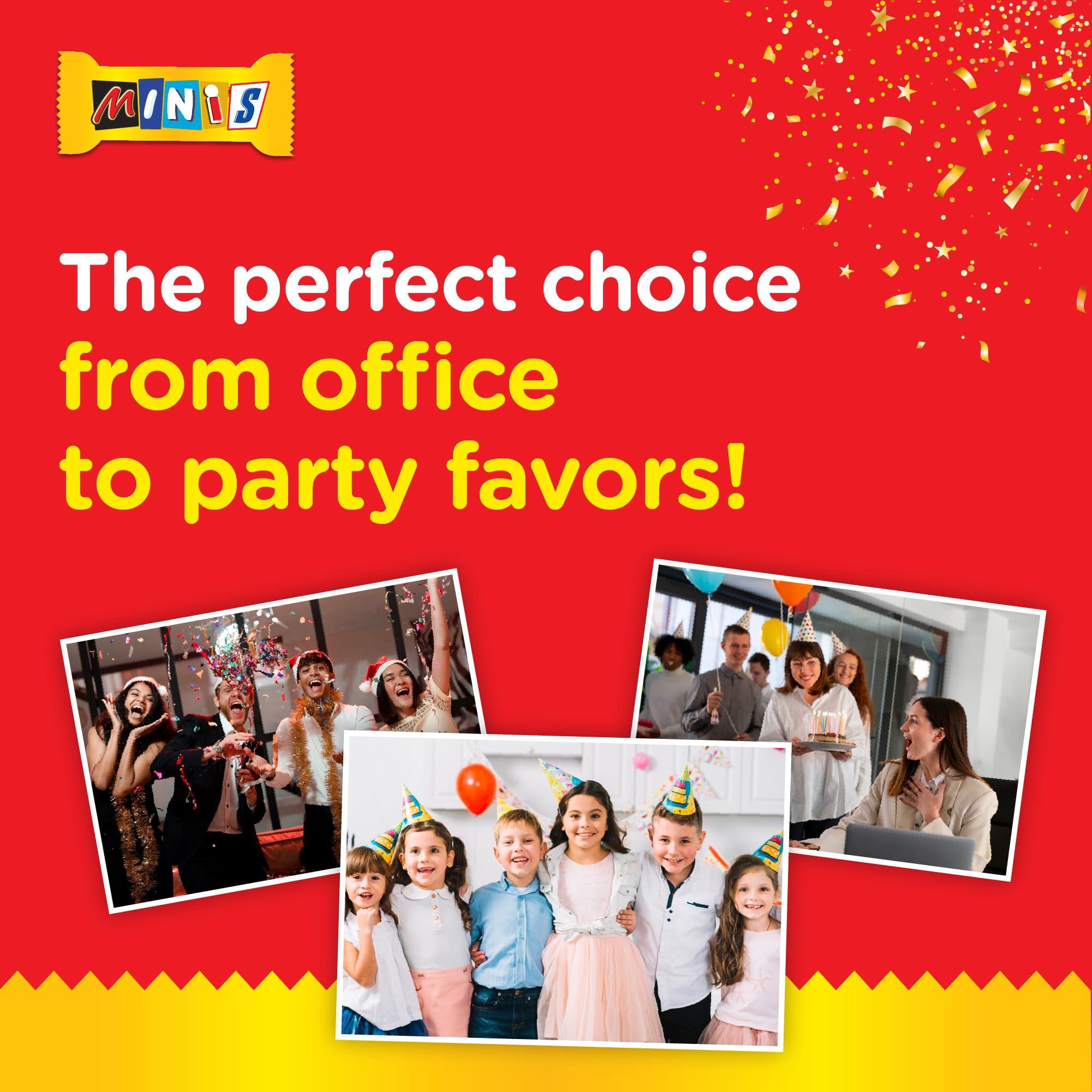 Mars Mars Minis Assorted Chocolate Bar Pouch, 500g, Orange & White