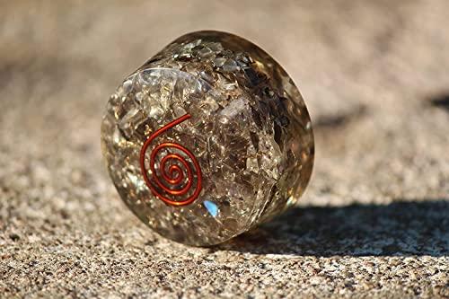 Jet International Jet Smokey Quartz Orgone Tower Buster Orgonite Piezo Electric EMF Protection Generator Frequency Ions Tested Cloud