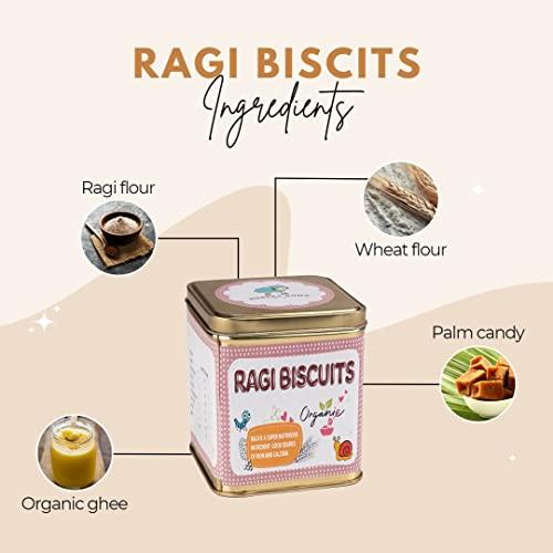 Hungry Bums Hungry Bums Combo Ragi Biscuits, Bajra Cookies, Almond Cookies (250gm each) and Oats Crackers(150gm) | Rich in Fiber and minerals | Healthy and Tasty | No Maida, No Added Sugar, No Preservatives