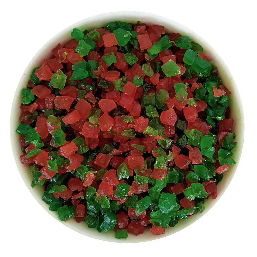 DHAWAK Dhawak Red and Green Tutti Frutti Bits (Cherry) - 900 GMS.
