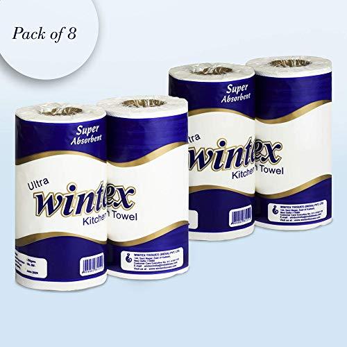 Wintex Wintex ULTRA 4 Ply Kitchen Paper Towels/Rolls (White) (Set of 8 Rolls)