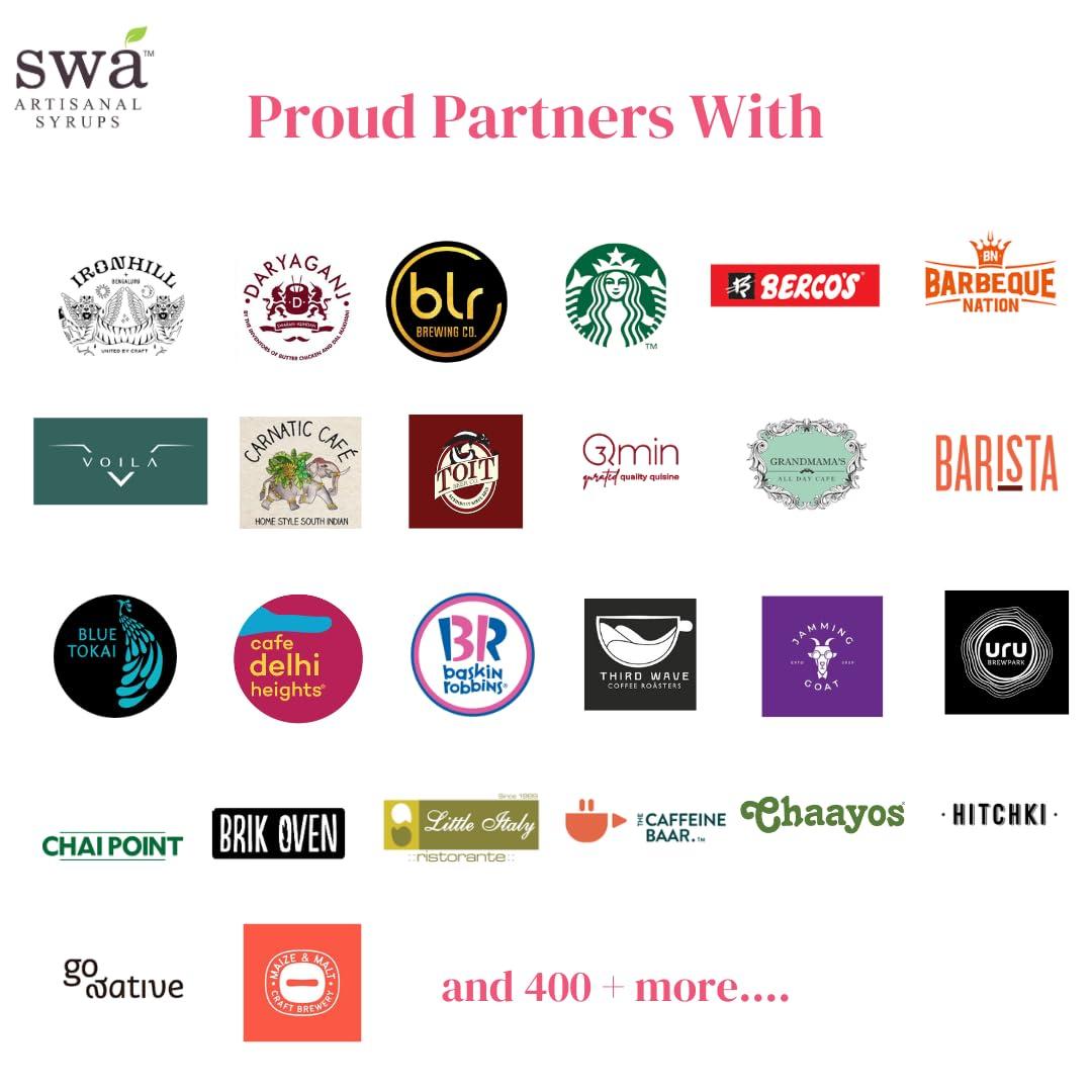 Swa Artisanal Syrups Swa Artisanal Syrups - Jamun Kala Khatta, 100% Natural, Liquid, 250Ml Makes 10-15 Drinks, Syrup For Cocktails/Mocktails/Lemonades/Ice Gola/Craft Coffee