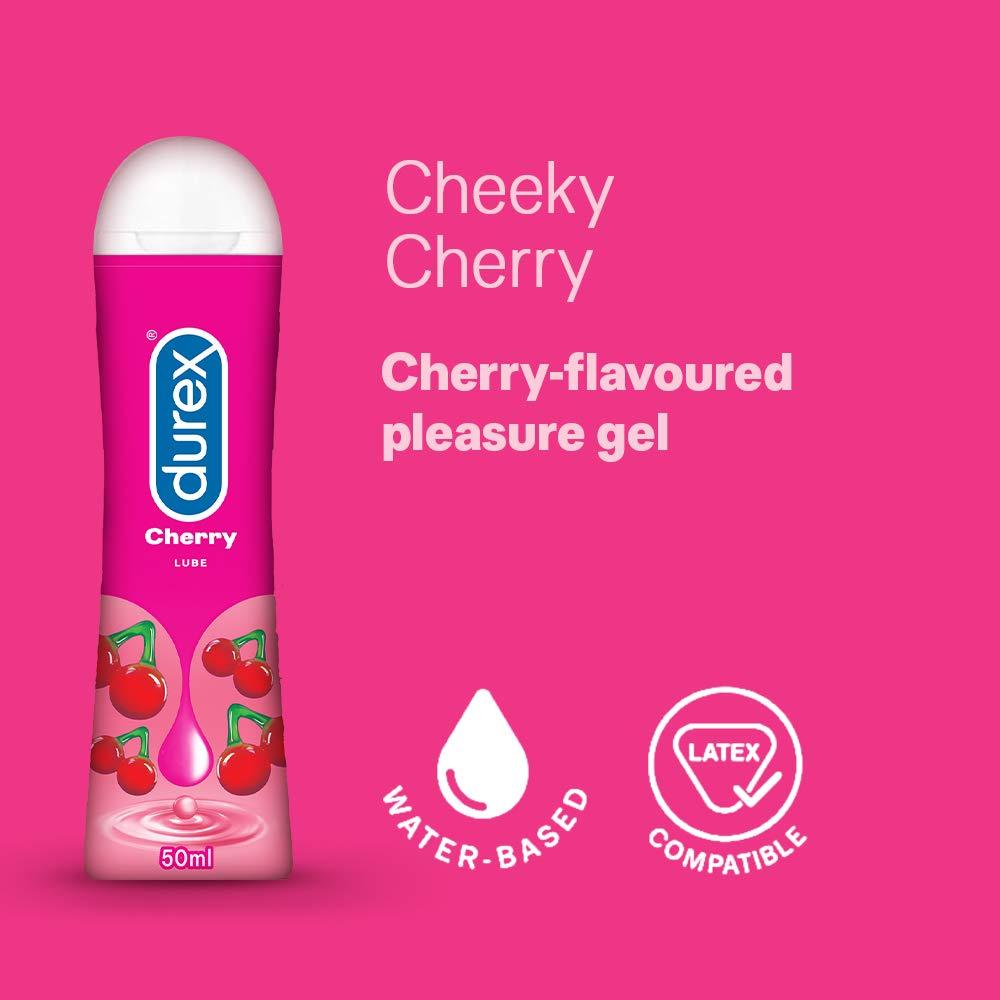 Durex Durex Pleasure Pack(Pack Of 40 Condom & Cherry Lube)