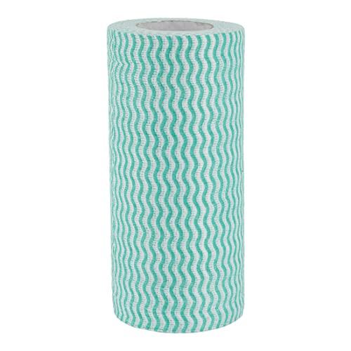 Superwipe Superwipe Non Woven Kitchen Tissue Reusable, Washable and Absorbent Kitchen Wipes, Multipurpose Kitchen Towel | Perfect for Cleaning and Wiping - 80 Pulls per Roll (Pack of 2)