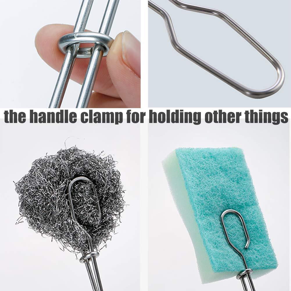 ALINK ALINK Straw Cleaning Brush, 4-Pack Skinny Pipe Tube Cleaner, 190mm x 7mm - Red