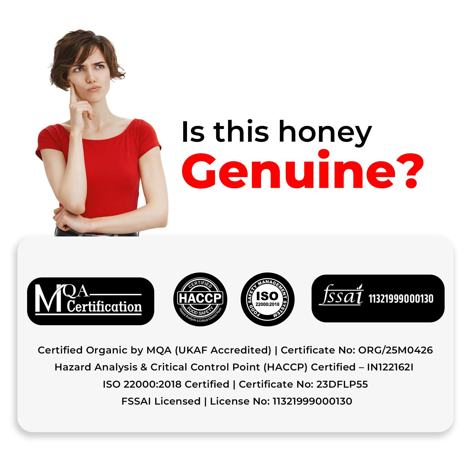 THADATHIL FARM RESORT THADATHIL FARM RESORT Ajwain Honey - Pure Natural Organic and Healthy Honey (Pack of 1 Kg)