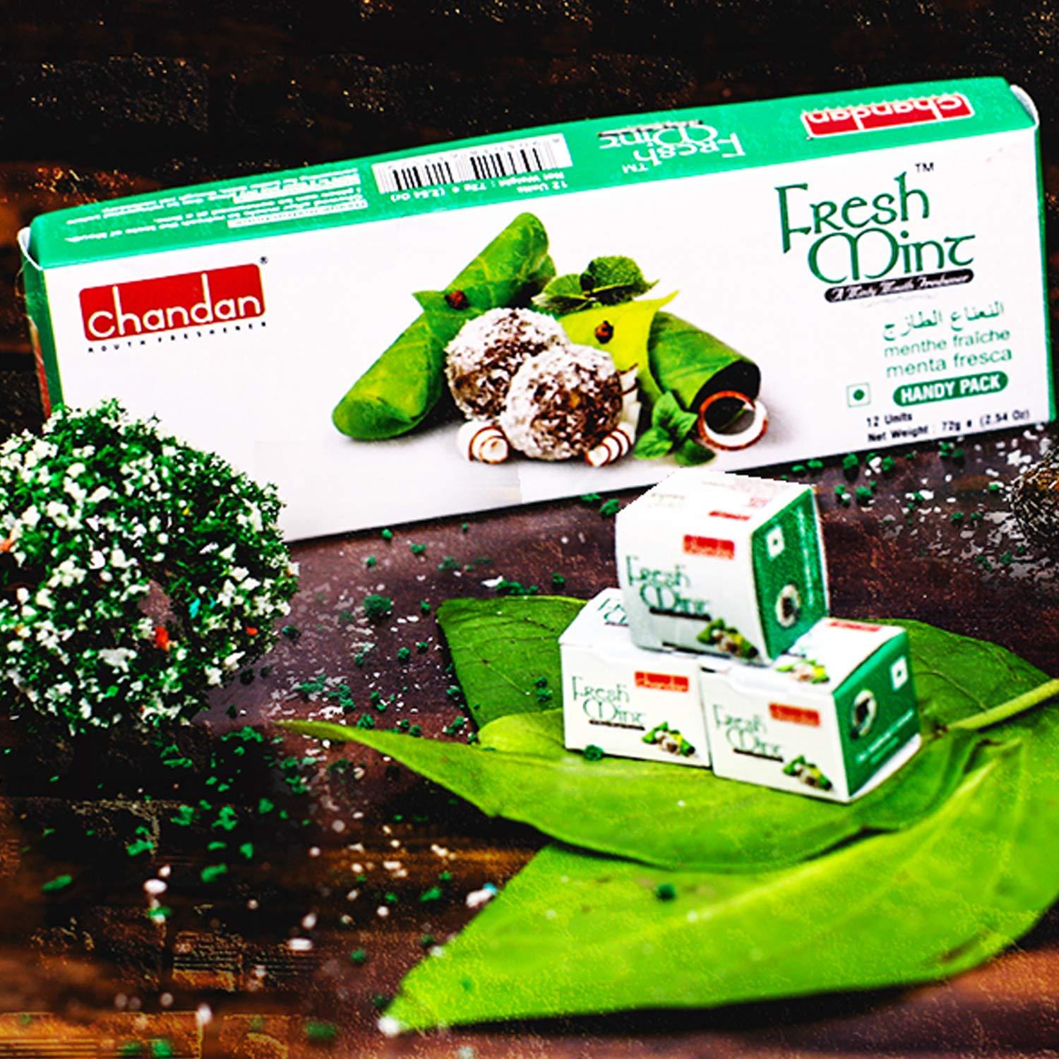 Chandan Mouth Freshener Chandan Mouth Freshener Fresh Mint Paan, 2.54 oz / 72 g