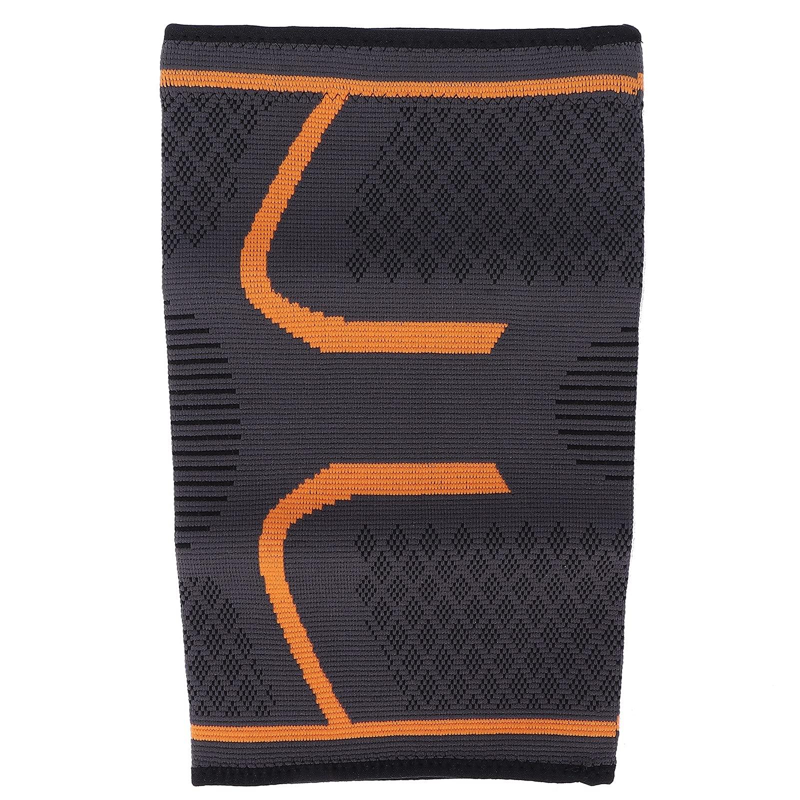 Crisist Knee Brace, Good Support Knee Support Braces Avoid Sliding for Running for Horseback Riding for Hiking for Playing Basketball(L)