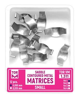 SUPERENDO SuperEndo Russia Tor Vm Saddle Contoured Metal Matrices - Refills (Large) (12pcs) No 1.313