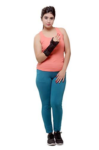 Aurthot Aurthot Wrist Cock-Up Splint for Strong Support and Immobilization (Black)