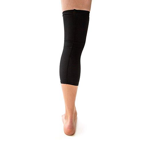 McDavid (YOUTH: YOUTH- ONE SIZE, BLACK) - Knee Compression Sleeves: McDavid Hex Knee Pads Compression Leg Sleeve for Basketball, Volleyball, Weightlifting, and More - Pair of Sleeves