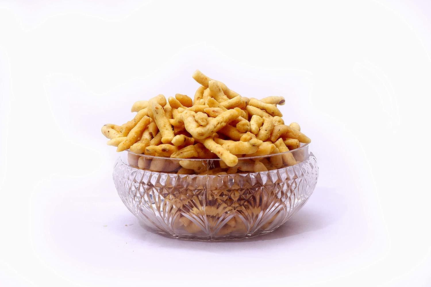 JOLANTAA Jolantaa Bhatha Kani Surat Famous Bhatha Kani Tikha Gathiya Gujarati Tikha Gathiya Surti Farsan (800 Gm)