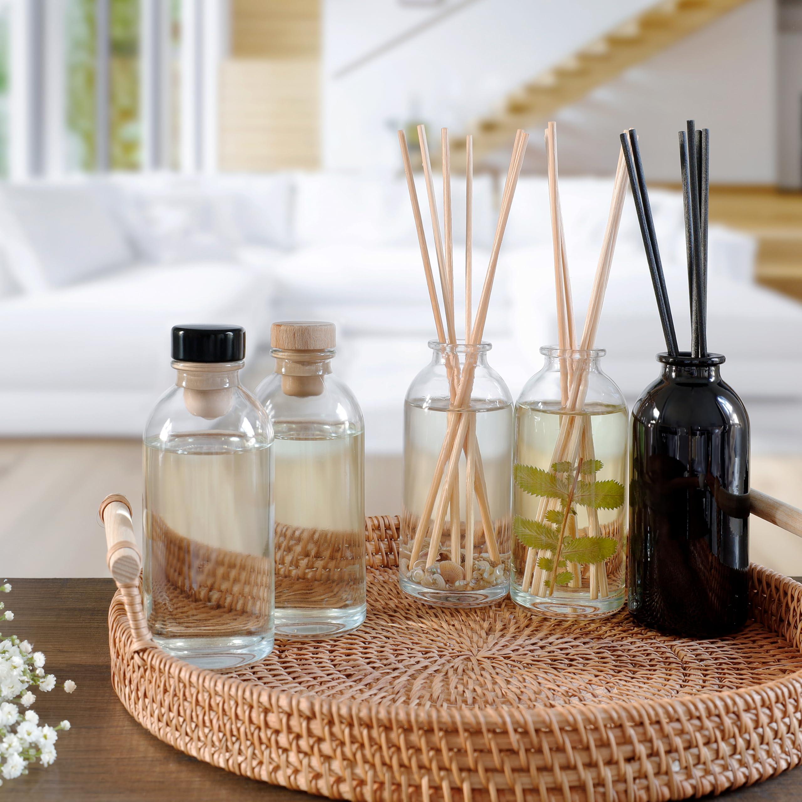 Urban Naturals Urban Naturals Leather Mahogany Scented Oil Reed Diffuser Refill | Includes a Free Set of Reed Sticks! 4 oz.