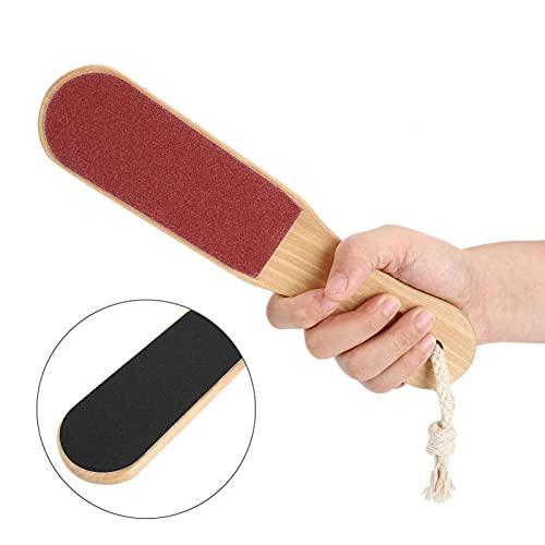 Shanrya Foot Dead Skin Remover, Wood Foot Rasp Comfortable Feelings for Removing Cutin