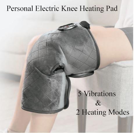 Lucario Lucario Knee Heating Pad, USB Heating Knee Brace Support for Arthritis, Heated Knee Wrap Thermal Therapy to Warm Joint Relief Pain of Knee Stiff, Arthritis, Strains