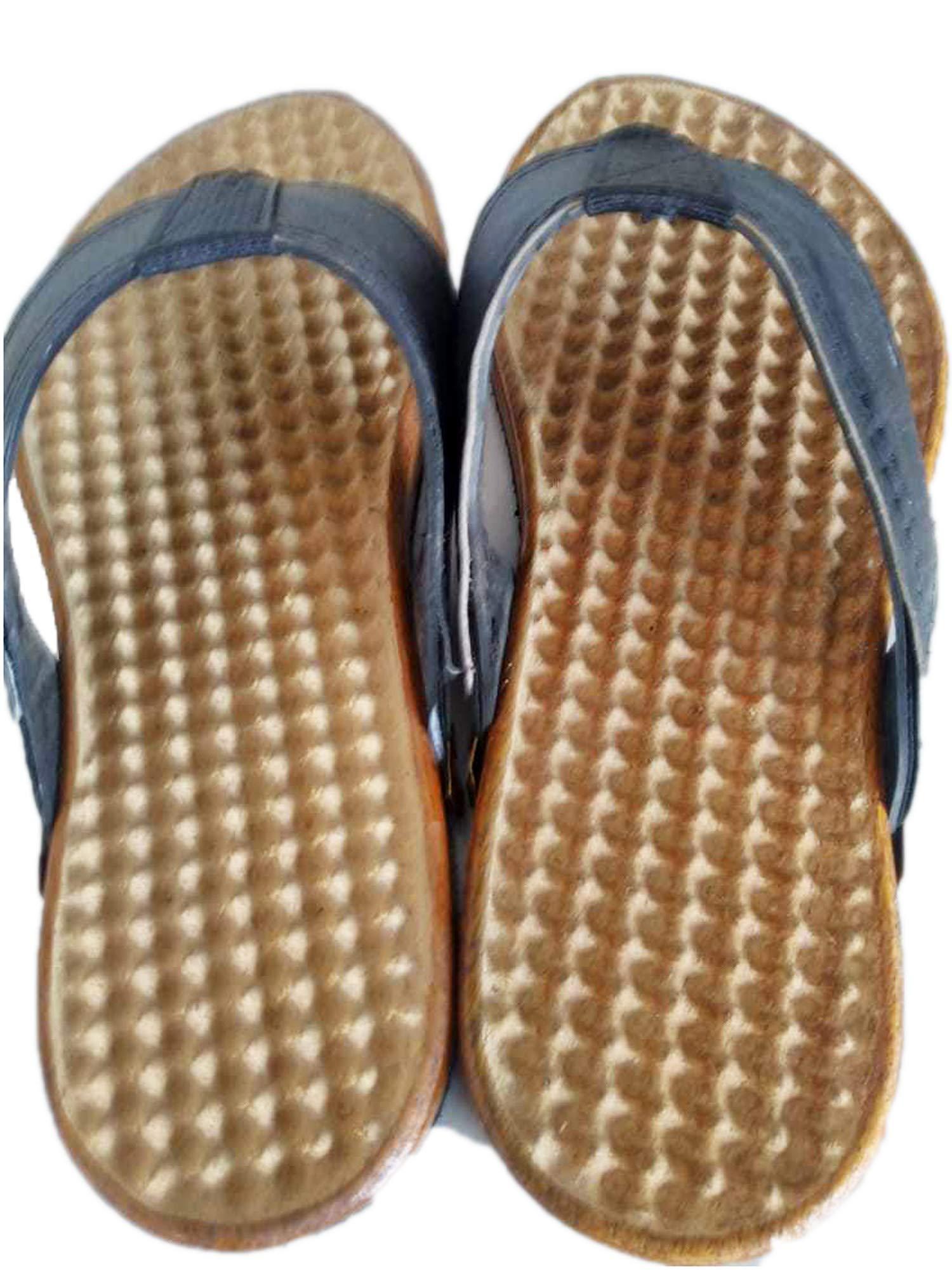 Medicated Chapel Medicated Chapel Natural Acupressure Threapy Sandals/Foor Massager Slipper/Relaxer/Rotating For Mens & Womens_7 UK